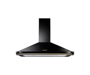 Rangemaster RCLAHDC90BL/B 90cm Wide Black Wall-Mounted Cooker Hood