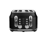 Rangemaster RMCL4S201BK Classic 4 Slice Toaster - Matt Black Black