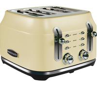 Rangemaster Classic RMCL4S201CM 4 Slice Toaster - Almond Cream, Cream