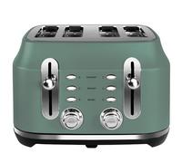 Rangemaster RMCL4S201MG 4 Slice Toaster - Mineral Green