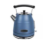Rangemaster RMCLDK201SB Stone Blue Cordless Electric 1.7L 3kW Classic Kettle with Quick & Quiet Boil, Boil Dry Protection & 2 Year Guarantee