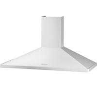 Rangemaster RMHDC110WC White / Chrome 110cm Chimney Hood D