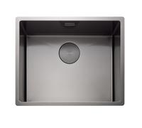 Single Bowl Graphite Stainless Steel Kitchen Sink - Rangemaster Spectra