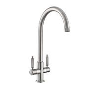 Rangemaster THEMDLBN/Hemlock Dual Lever TAP - Brushed Nickel