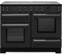 Rangemaster Toledo + TOLP110EISL/C 110cm wide Electric Range Cooker with Induction Hob - Slate - A/A Rated, Graphite