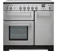 Rangemaster Toledo + TOLP90EISS/C 90cm Electric Range Cooker with Induction Hob - Stainless Steel - A/A Rated