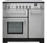 Rangemaster Toledo + TOLP90EISS/C 90cm Electric Range Cooker with Induction Hob - Stainless Steel - A/A Rated