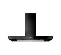 Rangemaster UHDF100BL/ 100cm Wide Black Wall-Mounted Cooker Hood