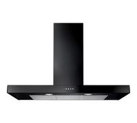 Rangemaster UHDF110BL/ 110cm Chimney Cooker Hood - Black