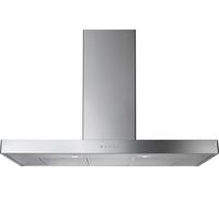 Rangemaster UHDF90SS/ 90cm Chimney Cooker Hood for External / Recirculation Ventilation - Stainless Steel, Stainless Steel