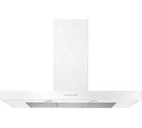 Rangemaster UHDF90WH/ 90cm Chimney Cooker Hood for External / Recirculation Ventilation - White, White