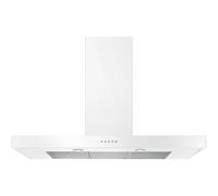 Rangemaster UNBHDS110WH - White 110cm Chimney Cooker Hood - B Energy Rating