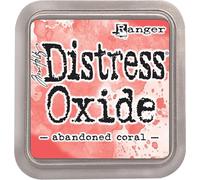 Ranger Distress Oxide Ink Pad - Tim Holtz - Synthetic - Abandoned Coral (Pink) - 7.5x7.5x1.9 cm