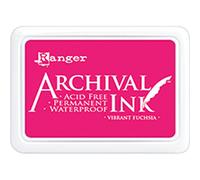 Ranger AIP52524 Archival Ink Pad Vibrant Fuchsia, Pink, 6.9 x 9.8 x 1.8 cm