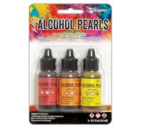 Ranger Alcohol Ink Pearls Kit, Yellow/Orange/Red, Medium