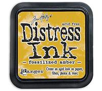Ranger April Distress Ink Pad, Fossilized Amber, By The Yard