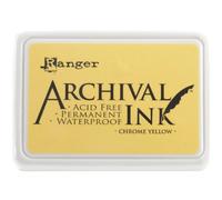 Ranger Archival Ink Pad #0-Chrome, Yellow