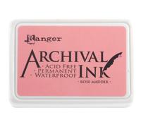 Ranger Archival Ink Pad #0-Rose, Madder