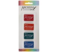Ranger Archival Mini Ink Pads Kit 1, Multi-Colour