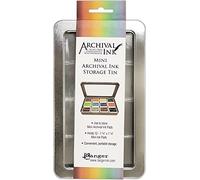 Ranger Archival Mini Ink Storage Tin, Metal, Grey
