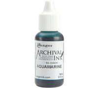 Ranger Archival Pad Re-inkers Industries Archival Re-Inker, Aquamarine
