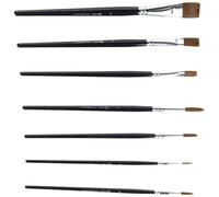 Ranger Artist Brushes 7/Pkg, Other, Multicolour, 0.38 x 6.09 x 25.4 cm
