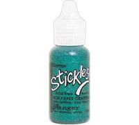 Ranger Glitter Glue Cayman Stickles - Synthetic, Turquoise - 2.5 x 2.5 x 7.5 cm