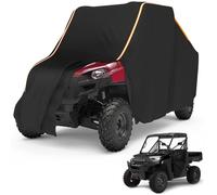 Ranger Cover 2-seat, Kemimoto UTV Covers Waterproof All Weather Storage with Reflective Strip Compatible with Polaris Ranger RZR Protect Your SxS from Rain, Snow, Dirt, Debris and Damaging UV Rays