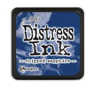 Ranger Distress Mini Ink Pad-Chipped Sapphire