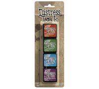 Ranger Distress Mini Ink Pads 4/Pkg-Kit 2