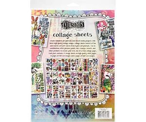 Ranger DYA70344 8.5 x 11 in. Dyan Reaveleys Dylusions Collage Sheets Set 1 - Pack of 24