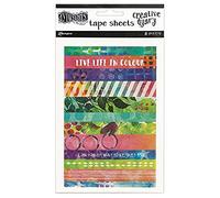 Ranger DYE58571 Dylusions Creative Dyary Tape Strips, Paper, Multi-Colour, 19.1 x 11.2 x 0.1 cm
