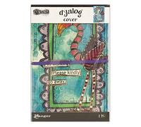 Ranger Dylusions Frame Cover Printed Canvas, Synthetic Material, Multi-Colour, 22.2 x 15 x 1 cm