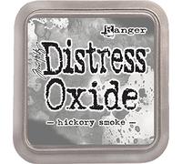 Ranger Hickory Smoke Distress Oxide Pad, Synthetic Material, Grey, 7.62 x 7.62 x 1.905 cm