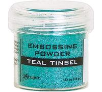 RANGER INDUSTRIES Embossing Powder TINSL, Teal Tinsel, One Size