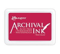 RANGER INDUSTRIES Ink pad, red, one Size