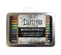 Ranger Watercolour Pencils Tim Holtz Distress Set 2-12 pcs