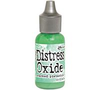 Ranger Ink Pads and Refills Cracked Pistachio Distress Oxide Reinker, Synthetic Material, Green, 2.5 x 2.5 x 7.5 cm