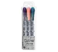 Ranger Ink Tim Holtz Distress Crayons Set 14 - TDBK82293 Jan 2023 release -Villainous Potion, Saltwater Taffy, and Uncharted Mariner