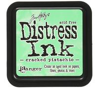 Ranger January Distress Ink Pad Cracked Pistachio, Green, By The Yard