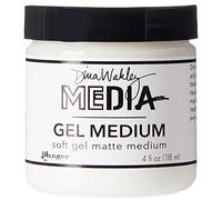 Ranger Matte -Gel Medium 4Oz, Acrylic, Multicolour, 118.3 ml (Pack of 1)
