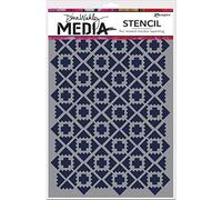 Ranger MDS52401 Dina Wakley Media Stencils, Multi-Colour, 9 x 6-Inch