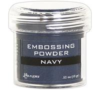 Ranger Navy Metallic Embossing Powder, Synthetic Material, Blue, 4.4 x 4.4 x 4.4 cm