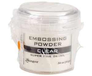 Ranger Sf Clear-Embossing Powder, Acrylic, Multicolour,4.44x4.44x4.44 cm