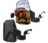 Ranger Side Mirrors,The Spring Back Feature Allows Easy Reset After Fold,2024 New SHEJISI UTV Mirrors Compatible with Polaris Ranger 570 900 1000,Polaris General,Can Am Defender HD 10 8,2021+Commander