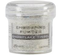Ranger Snowflake Embossing Tinsel, White