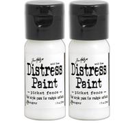 Ranger TDF53170 Distress Paint Flip Top, Multi-Colour, 1 oz, Picket Fence (Pack of 2)