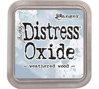 Ranger TDO-56331 Tim Holtz Distress Oxide Ink Pad - Weathered Wood, Blue, Medium