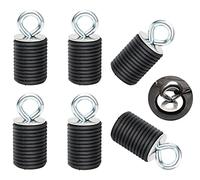 Ranger Tie Down Anchors, ATV UTV Lock and Ride Anchors, Bed Tie Down Anchors for Polaris General Ranger 500 570 1000 XP 900 800 700 with 1-7/16" Hole,Set of 6 Pcs (Black)