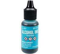 Ranger Tim Holtz Adirondack-Alcohol Ink-Turquoise, Blue, 0.5oz